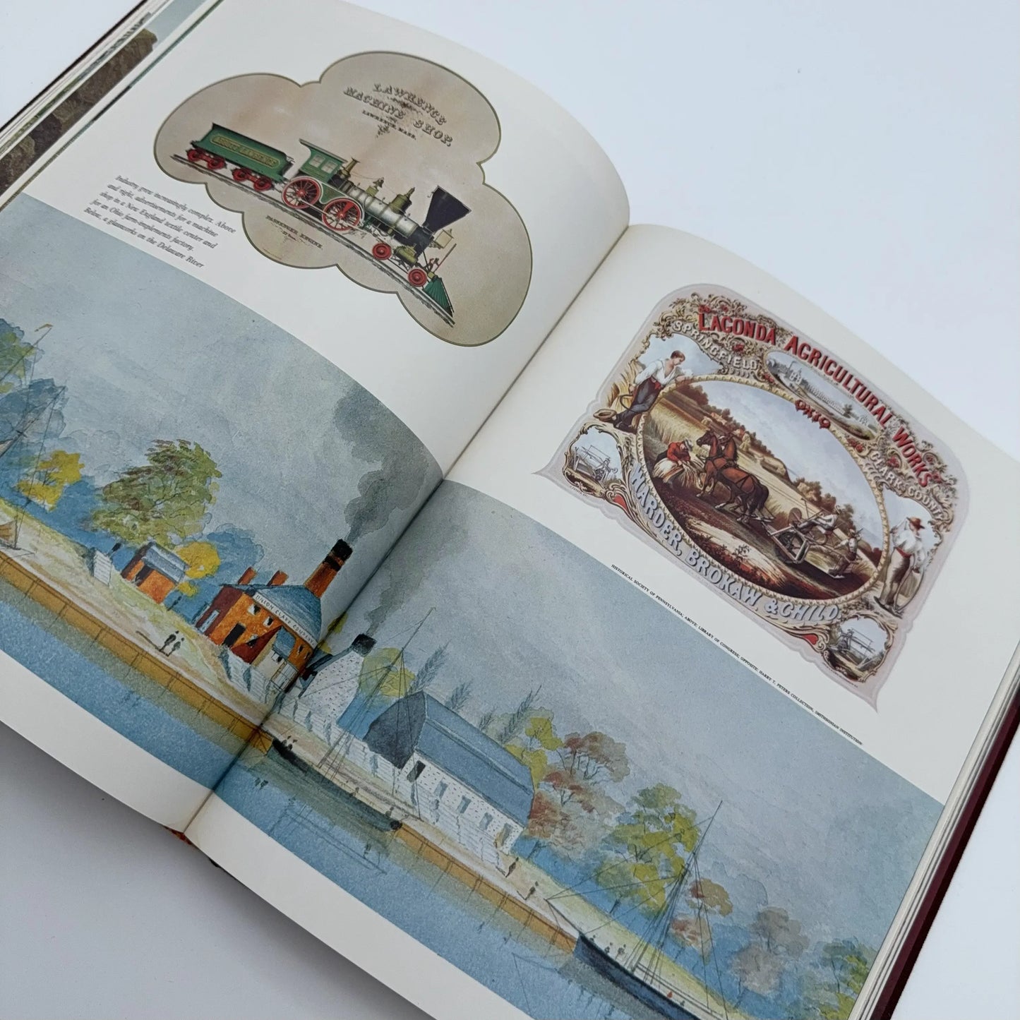 The American Heritage History of The Making of the Nation 1783 - 1860 and American Antiques - Two volume boxed set