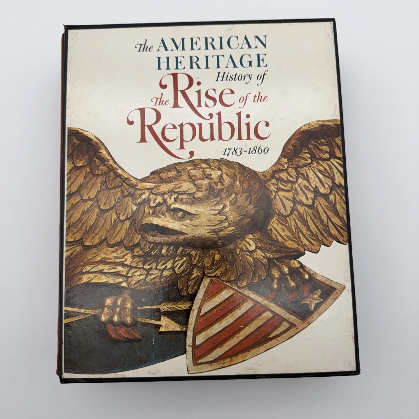 The American Heritage History of The Making of the Nation 1783 - 1860 and American Antiques - Two volume boxed set