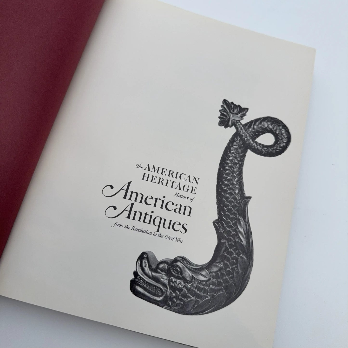 The American Heritage History of The Making of the Nation 1783 - 1860 and American Antiques - Two volume boxed set