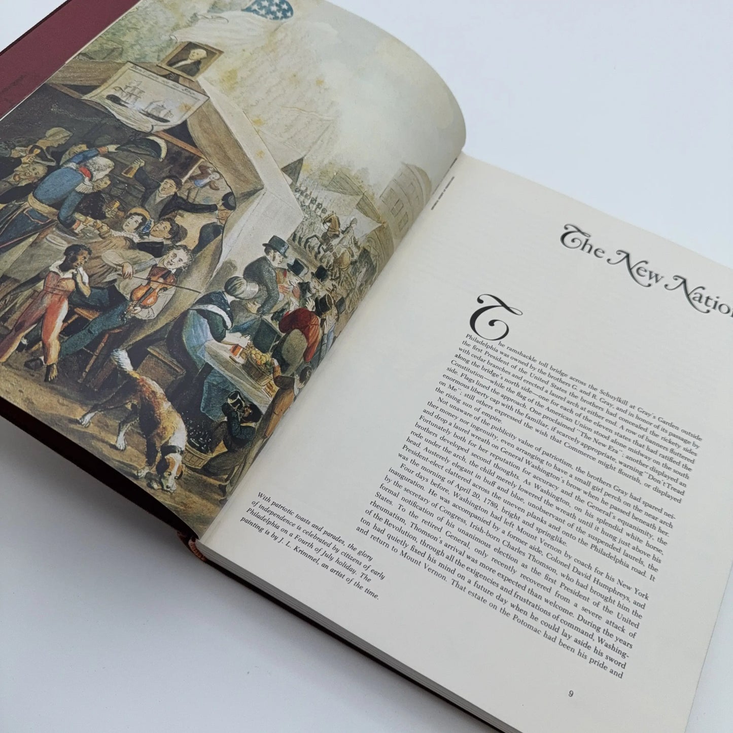 The American Heritage History of The Making of the Nation 1783 - 1860 and American Antiques - Two volume boxed set
