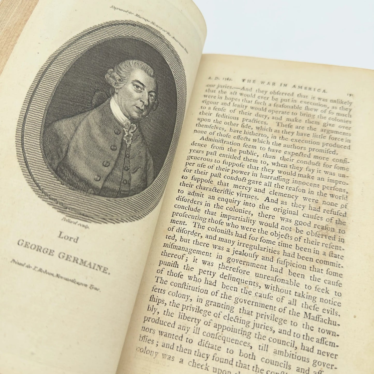 "An Impartial History of the Present War In America" by James Murray — Two volume set