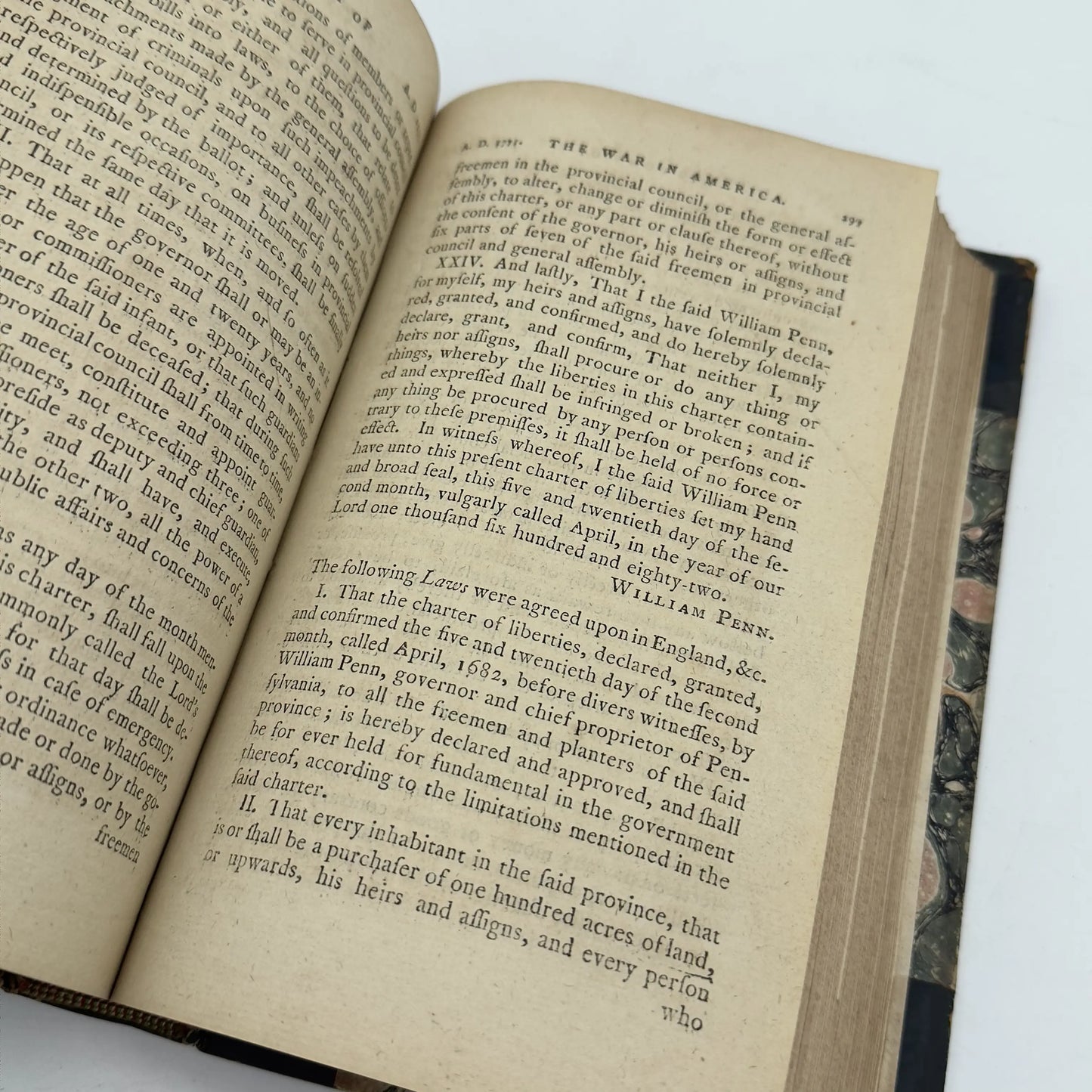 "An Impartial History of the Present War In America" by James Murray — Two volume set