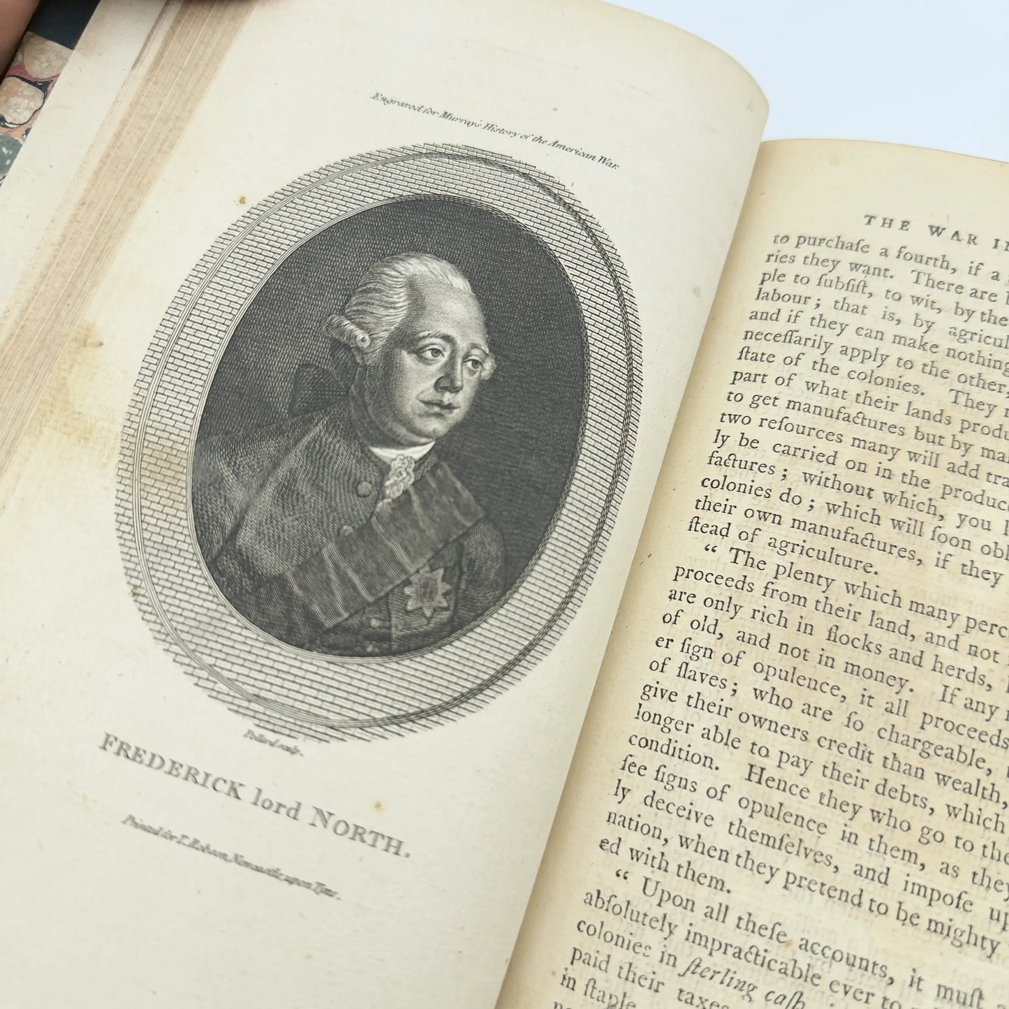 "An Impartial History of the Present War In America" by James Murray — Two volume set