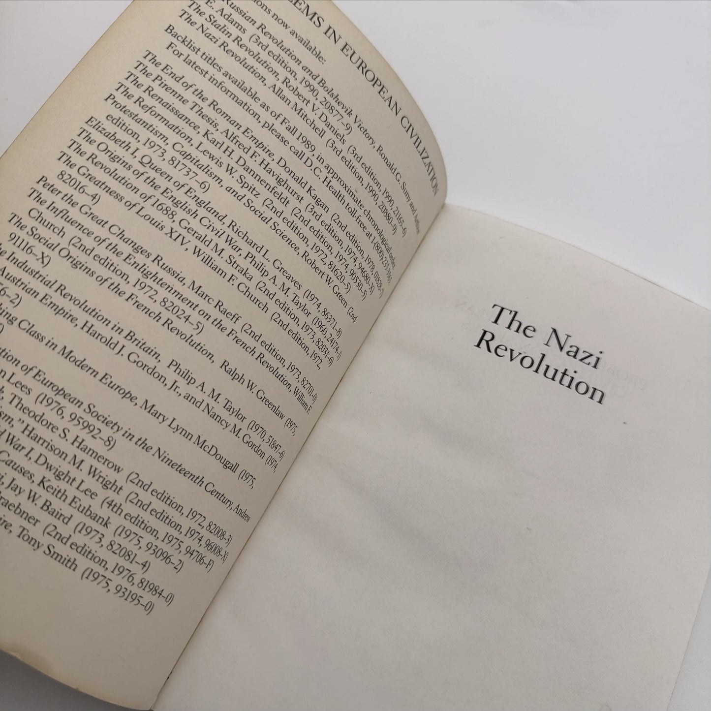 "The Nazi Revolution" by Allan Mitchell