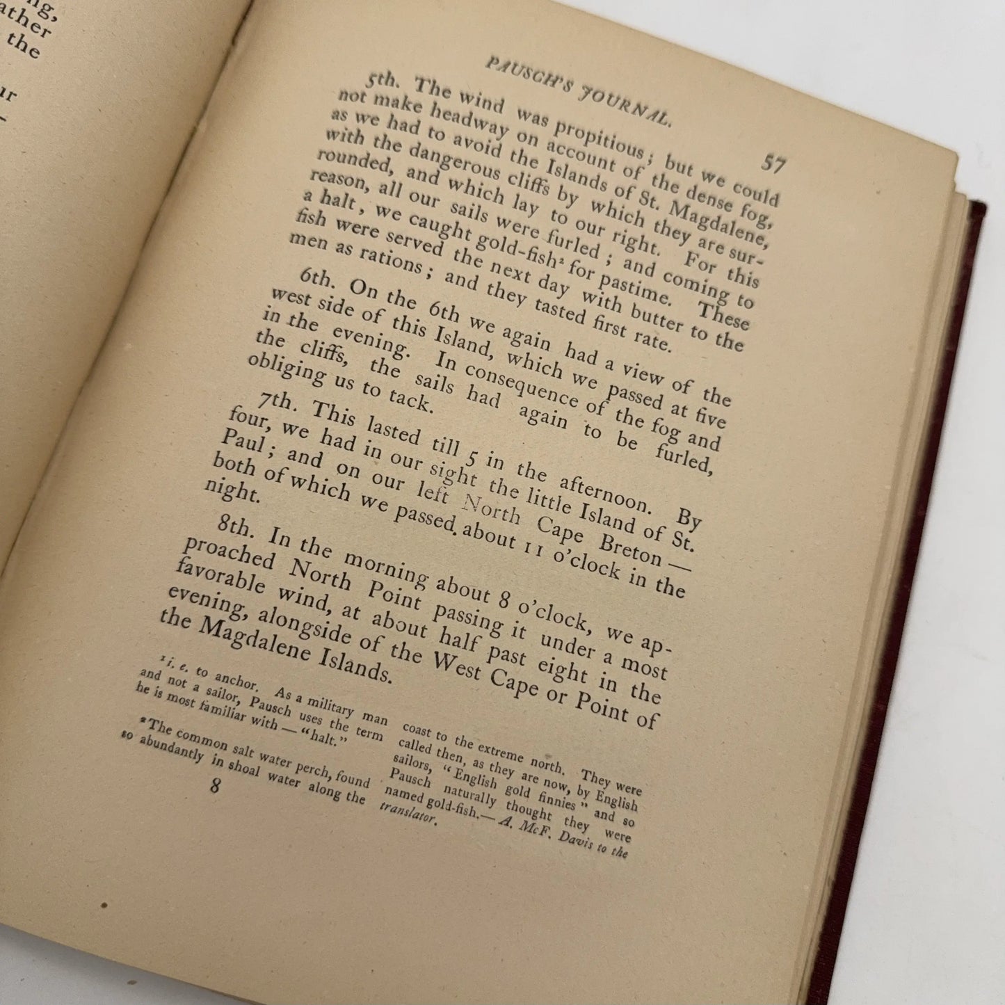 Journal of Captain Pausch — 1886 — First Edition