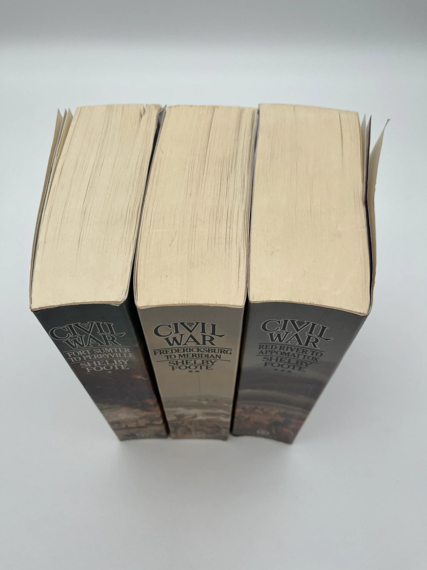 "The Civil War" by Shelby Foote — Three volume sest