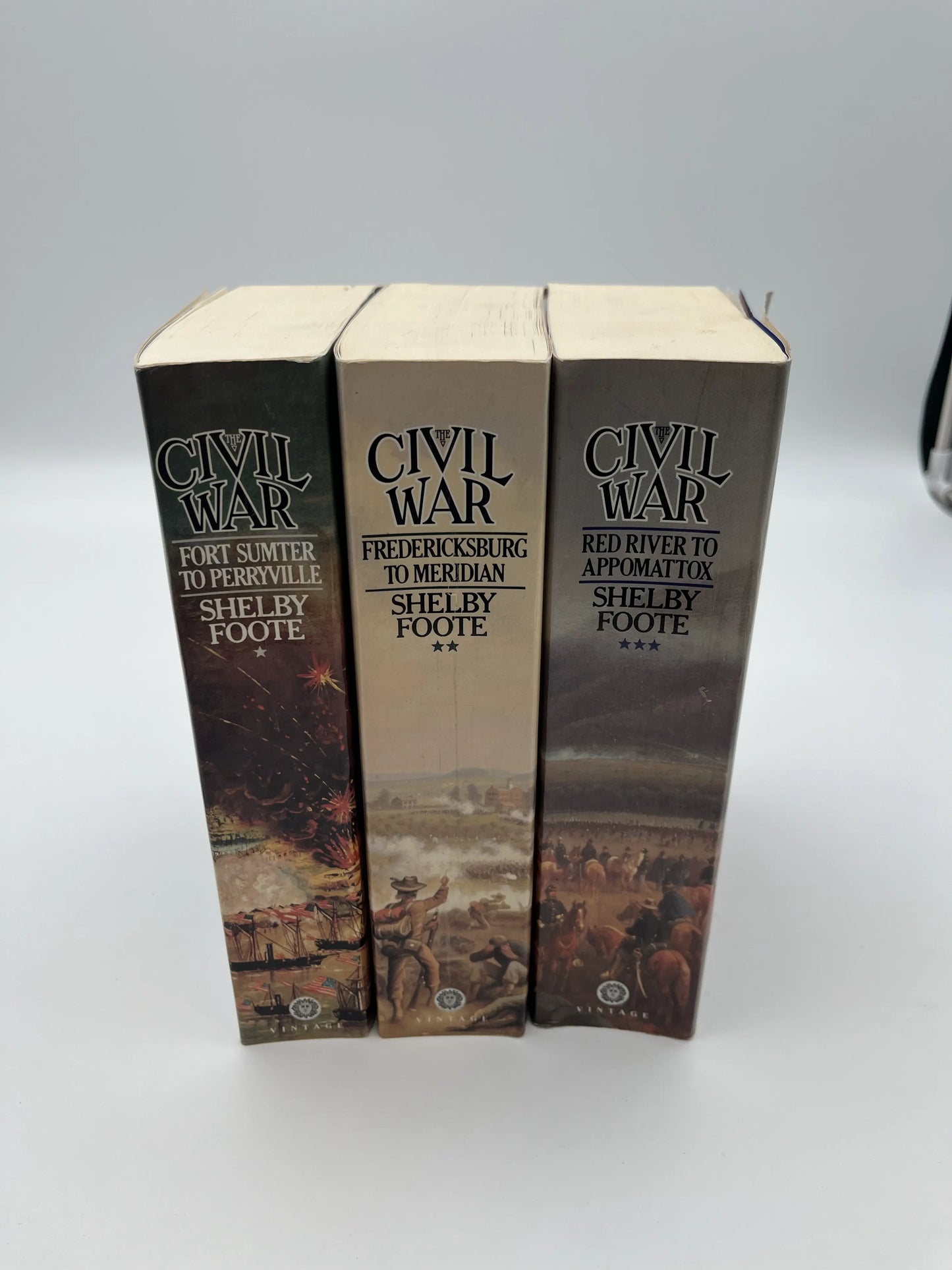 "The Civil War" by Shelby Foote — Three volume sest