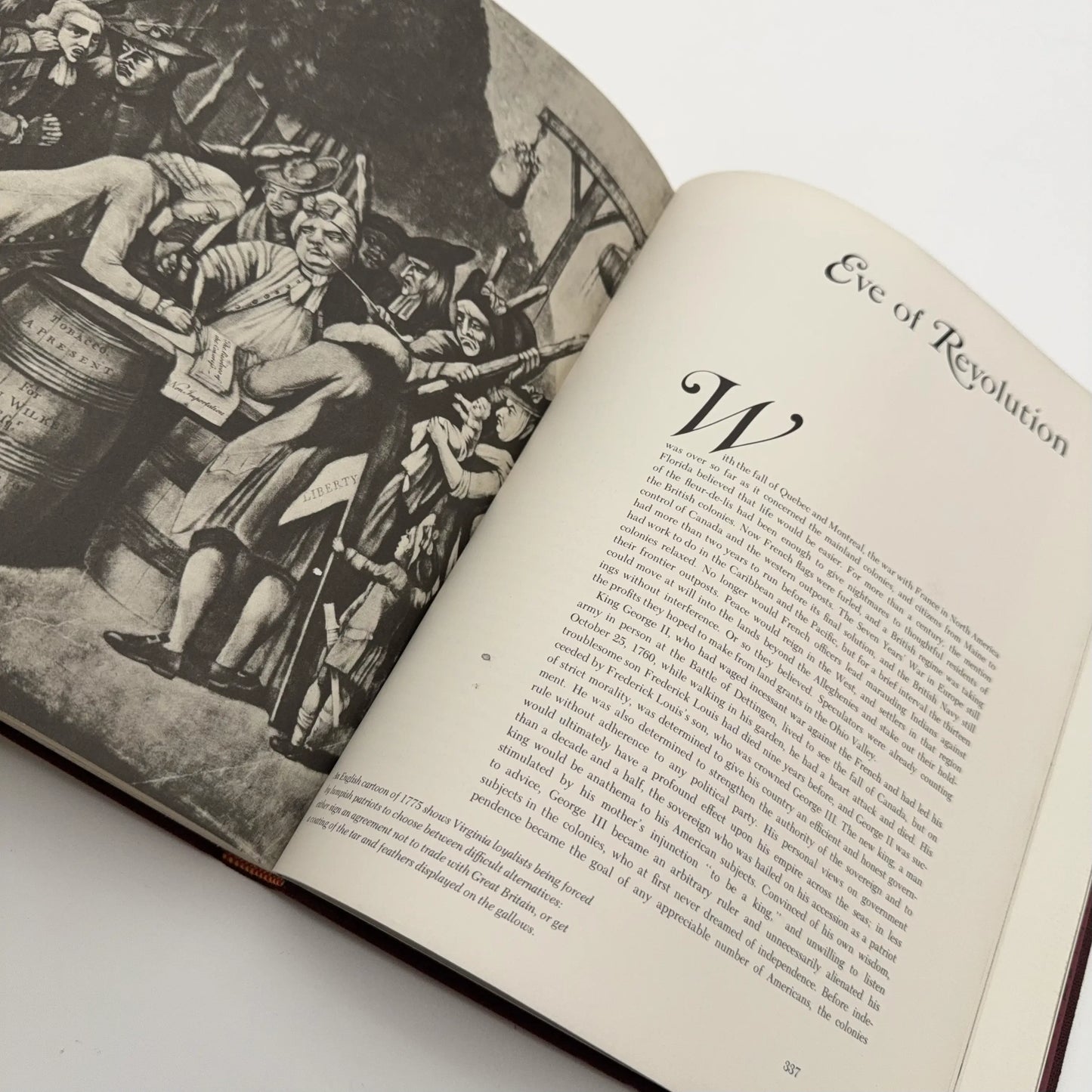 The American Heritage History of the Thirteen Colonies and Colonial Antiques — Two volume boxed set