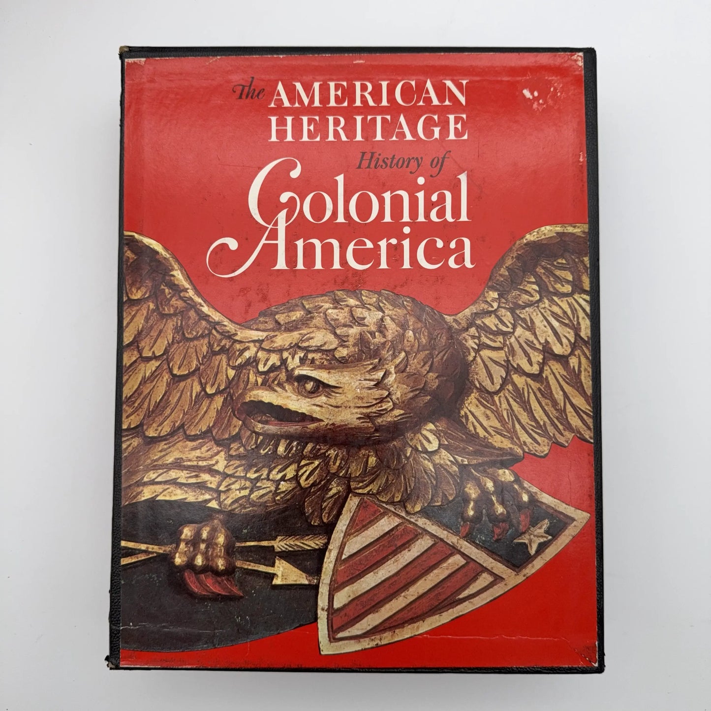 The American Heritage History of the Thirteen Colonies and Colonial Antiques — Two volume boxed set