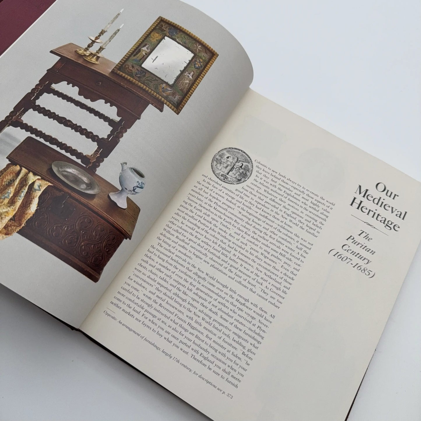 The American Heritage History of the Thirteen Colonies and Colonial Antiques — Two volume boxed set