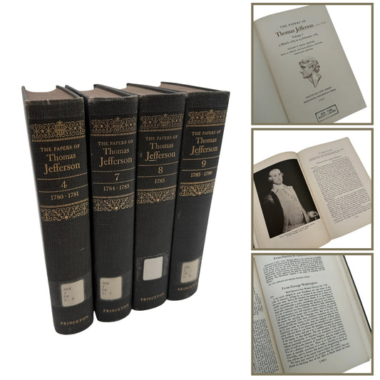 The Papers of Thomas Jefferson — Volumes 4, 7, 8, and 9 — Princeton University Press