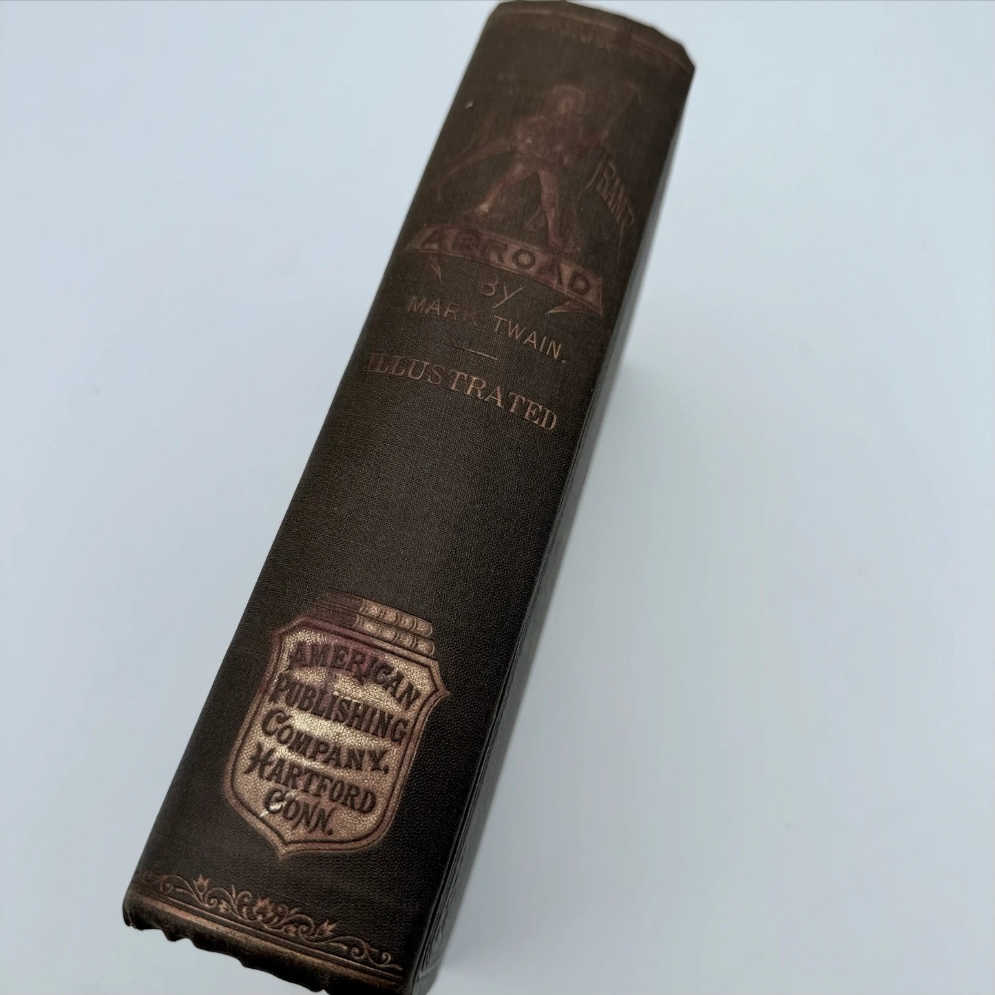 "A Tramp Abroad" by Mark Twain / Samuel Clemens — First edition, second state — 1860