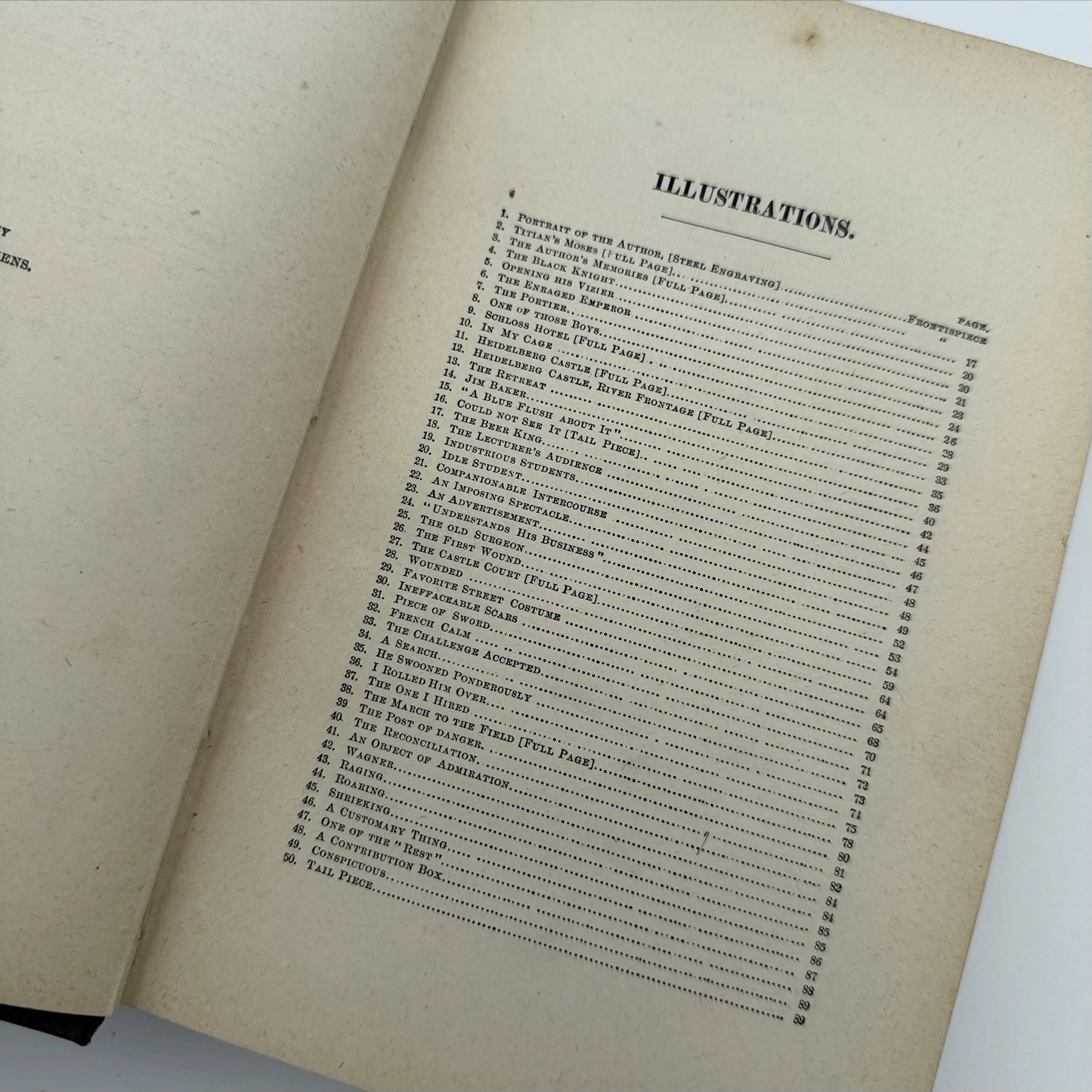 "A Tramp Abroad" by Mark Twain / Samuel Clemens — First edition, second state — 1860