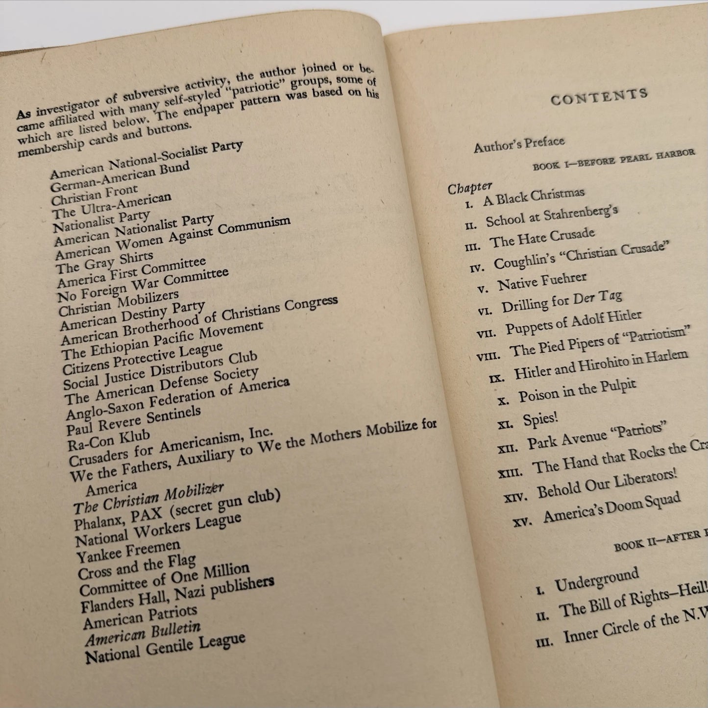 "Under Cover: My Four Years in the Nazi Underworld of America" by John Roy Carlson — 1943