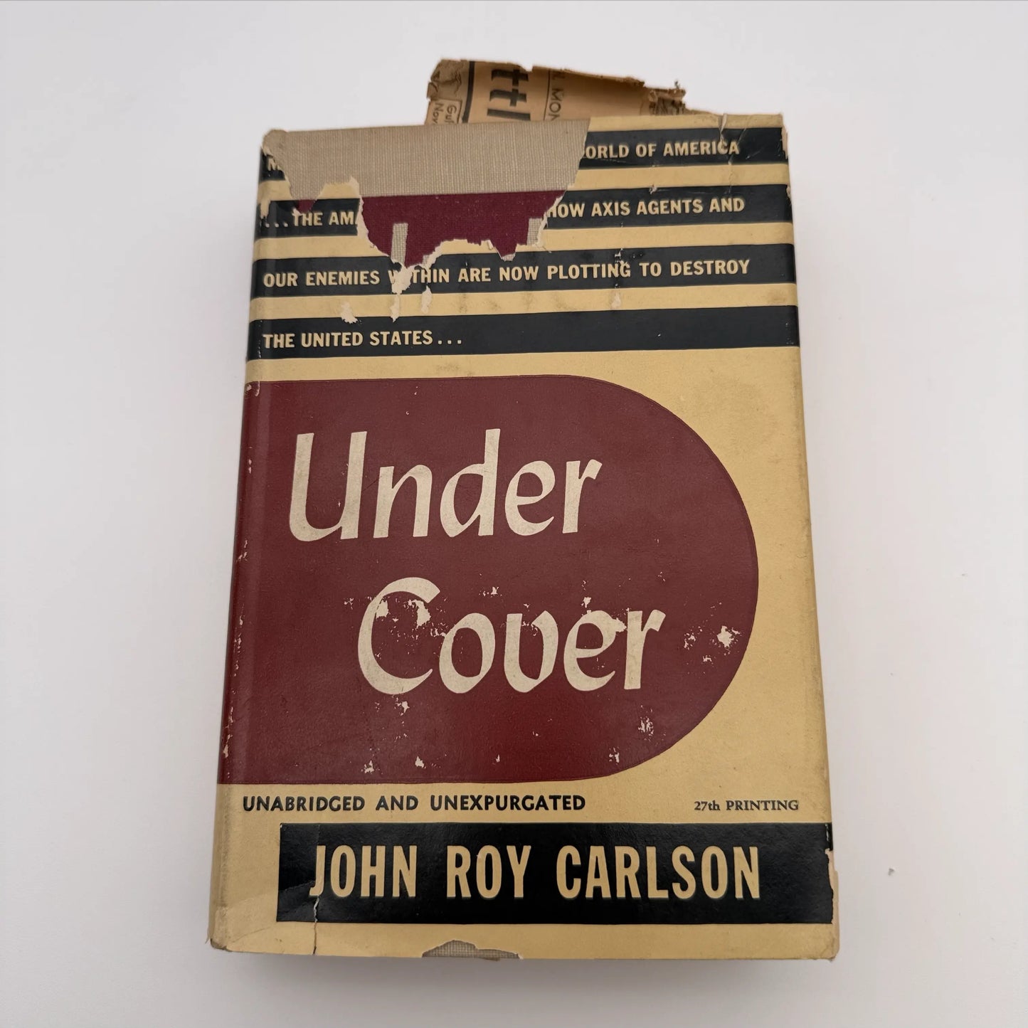 "Under Cover: My Four Years in the Nazi Underworld of America" by John Roy Carlson — 1943