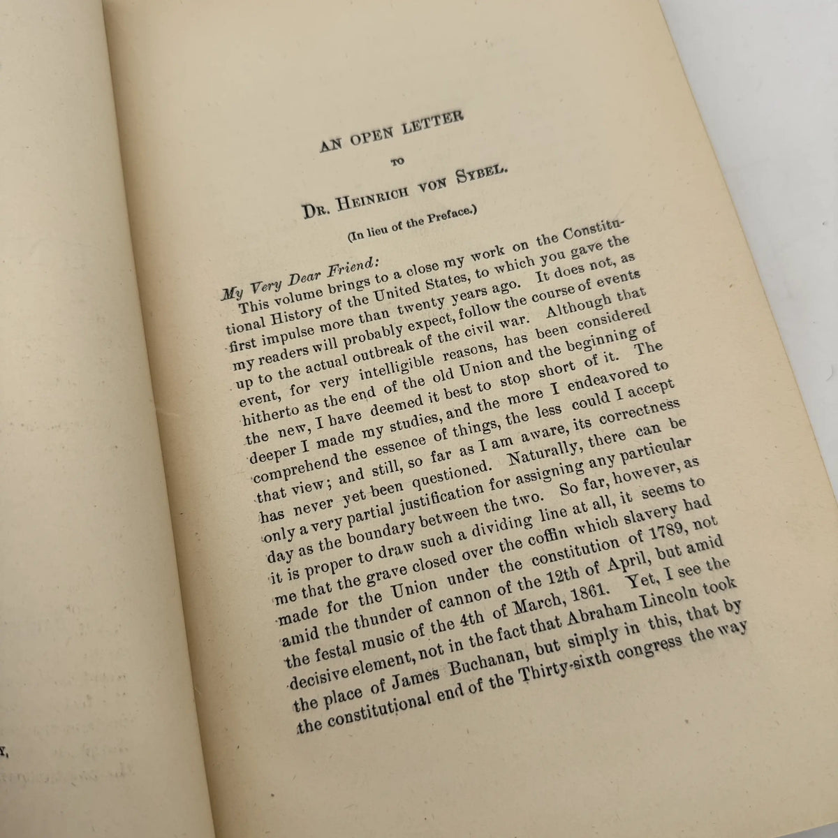 The Constitutional and Political History of the United States, 1859 - 1861 by Dr. H. von Holst — 1892