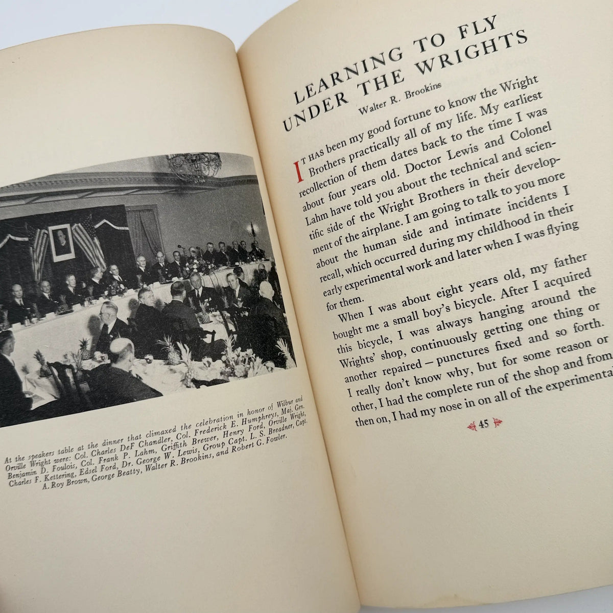 Dedication of the Wright Brothers Home and Shop in Greenfield Village (1938)