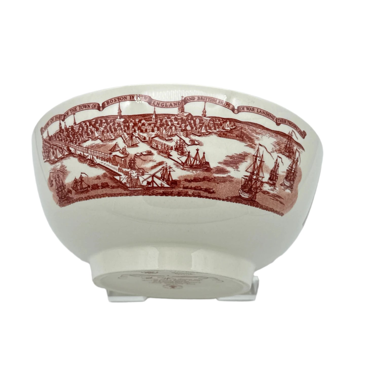 "The Boston Bowl" with images from Paul Revere engravings — From Wedgwood