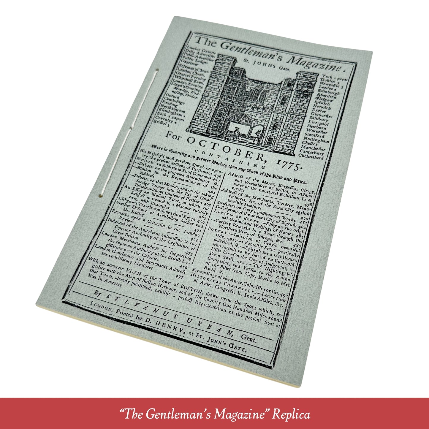 "The Gentleman's Magazine Replica" from The History List Store.