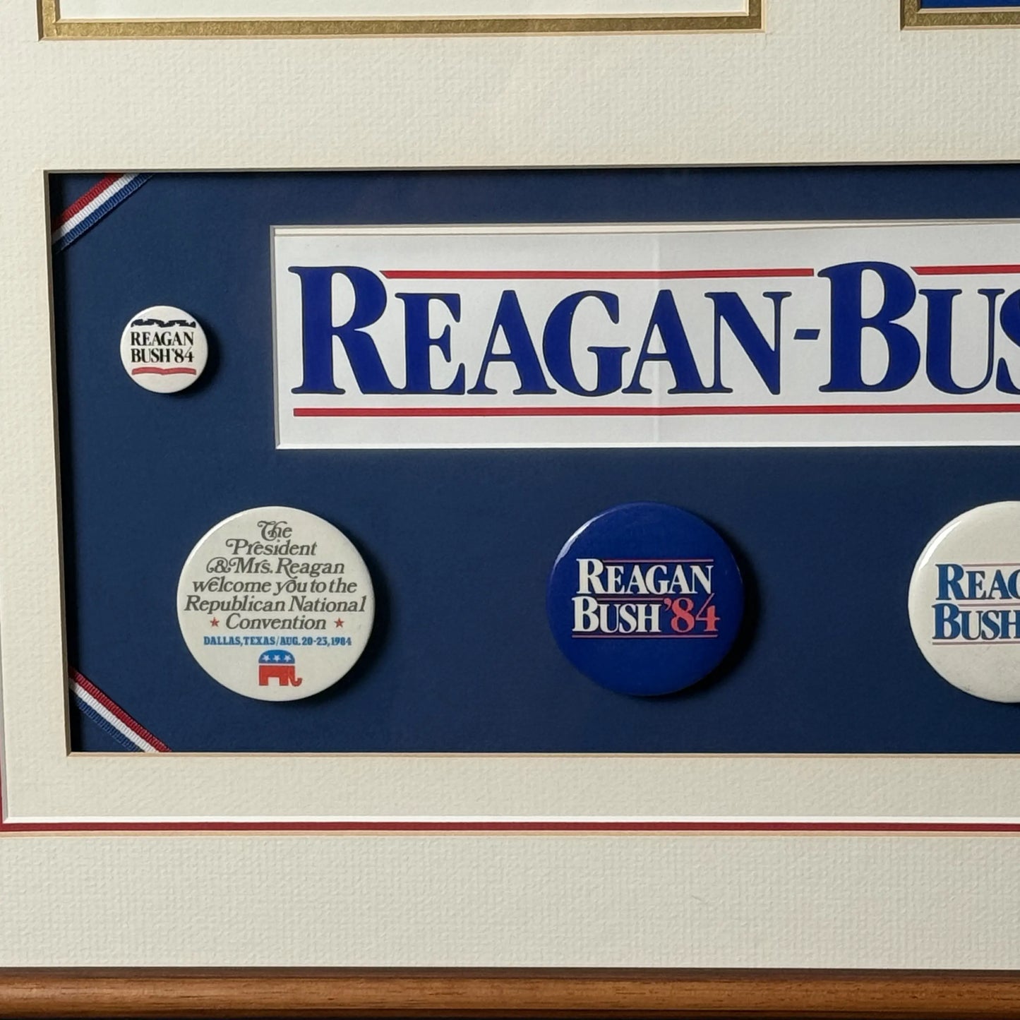 Reagan and Bush Campaign and Inauguration Collection — Framed