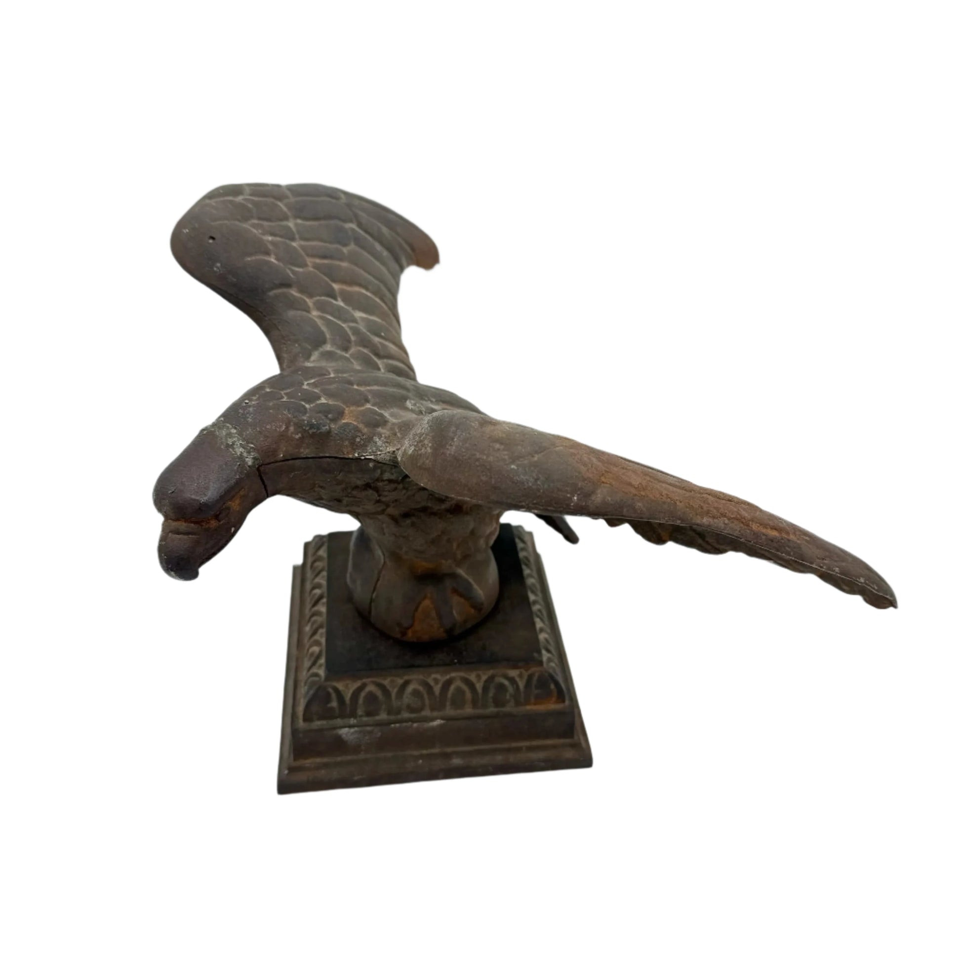 Top view of the Cast Iron Eagle from The History List store.