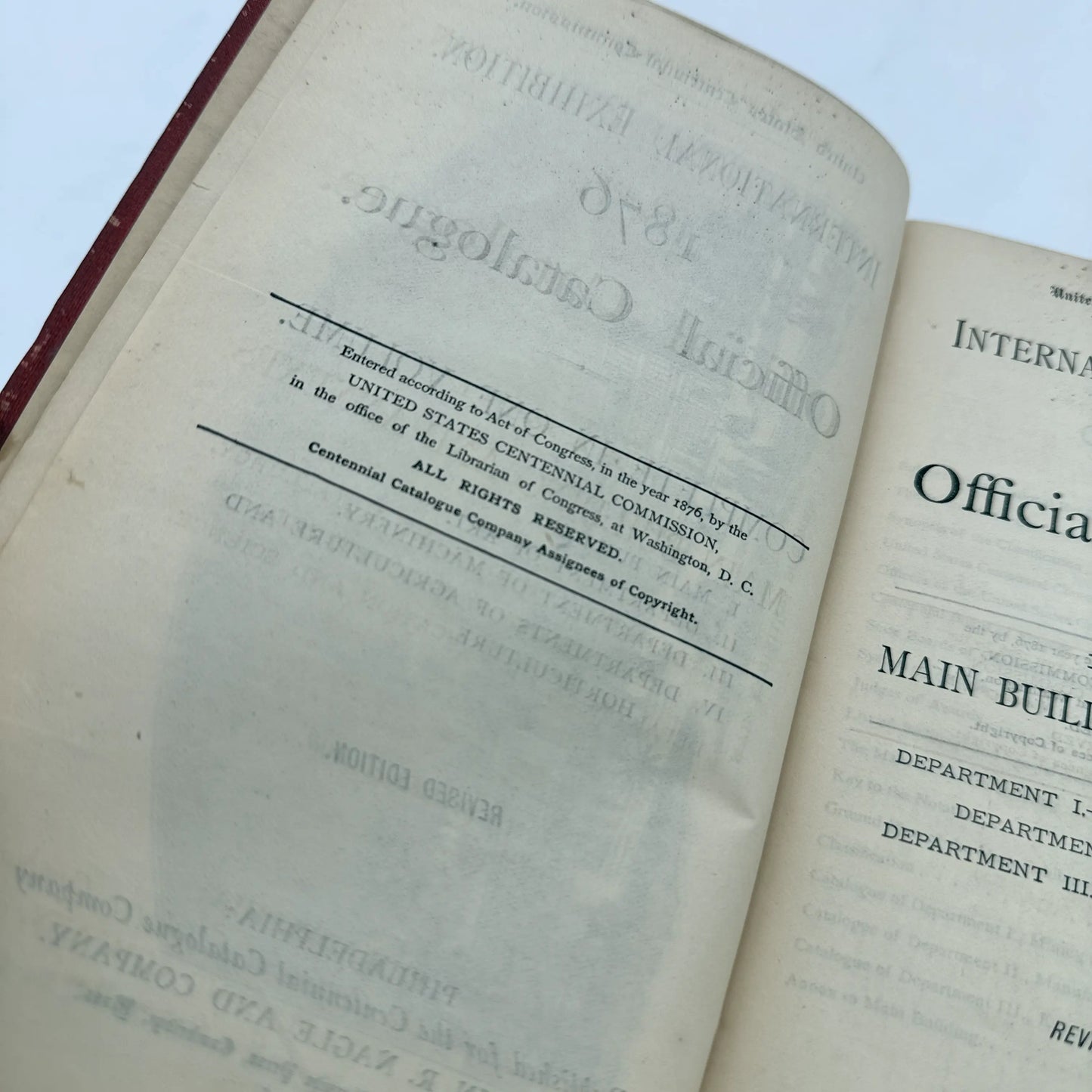 Centennial Catalogue of the International Exposition of 1876