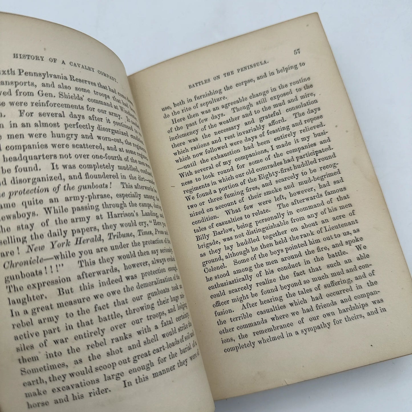 History of a Cavalry Company by William Hyndman — 1870 — First edition