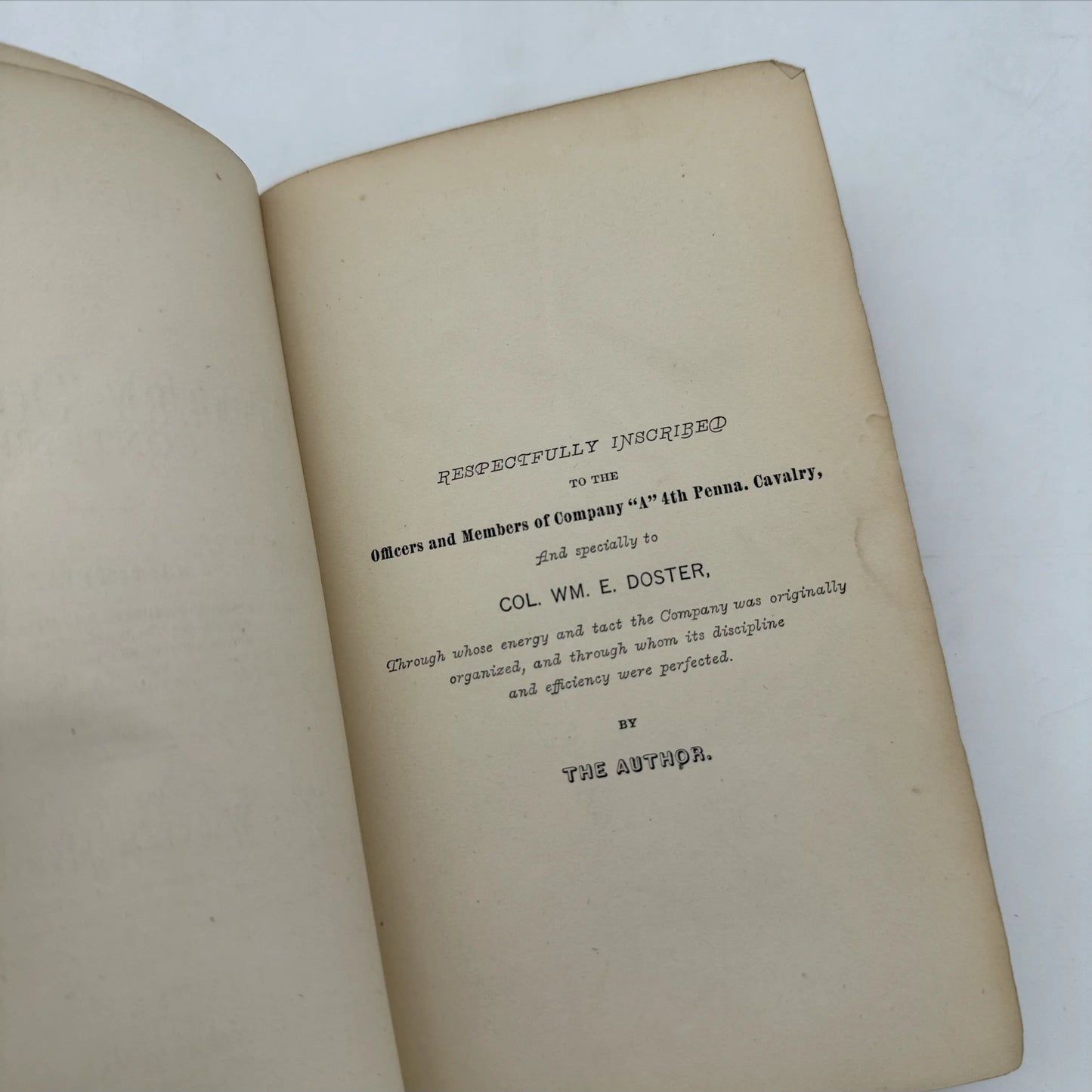 History of a Cavalry Company by William Hyndman — 1870 — First edition