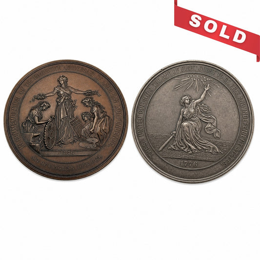 1876 U.S. Mint Independence Centennial Medals