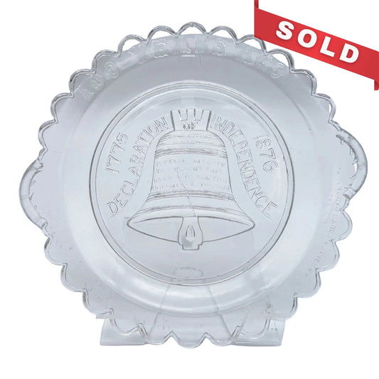 "1776 - 1876 Declaration of Independence - Liberty Bell" Centennial plate