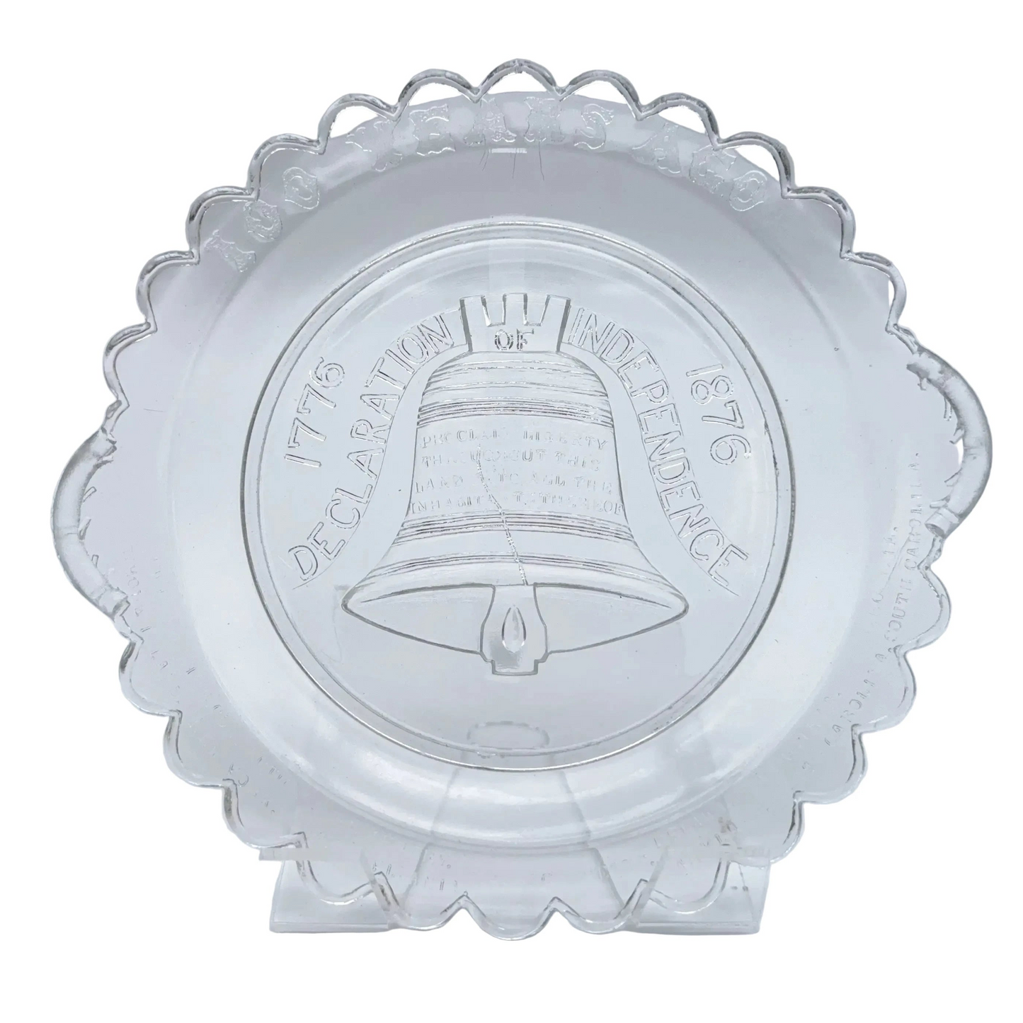 "1776 - 1876 Declaration of Independence - Liberty Bell" Centennial plate