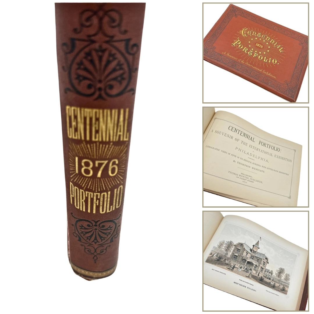 "Centennial Portfolio: A souvenir of the international exhibition" — 1876 — Thompson Westcott