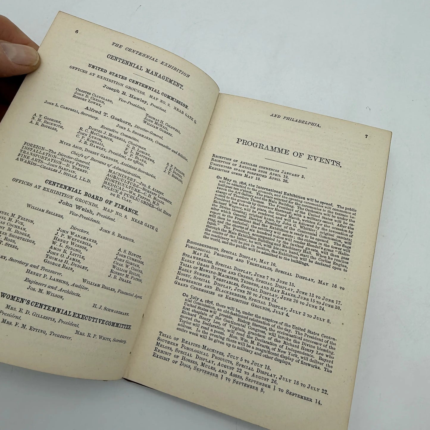 1876 Visitors Guide to the Centennial Exhibition and Philadelphia