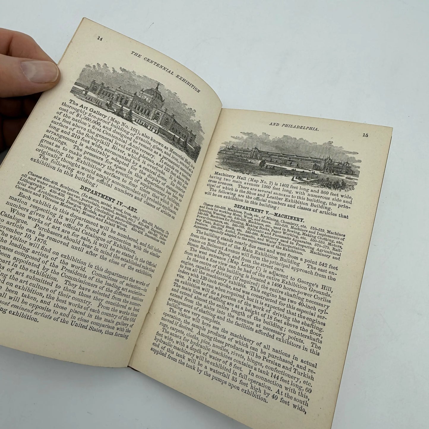 1876 Visitors Guide to the Centennial Exhibition and Philadelphia