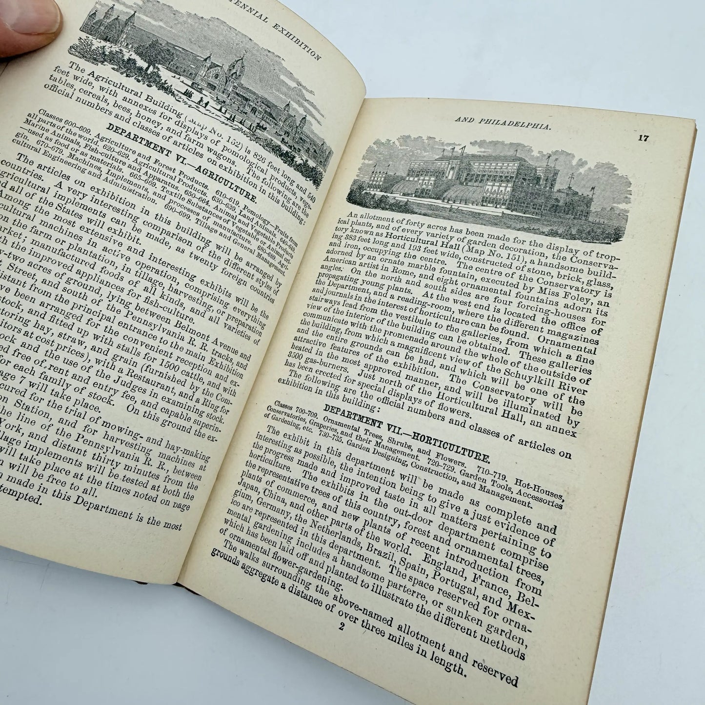1876 Visitors Guide to the Centennial Exhibition and Philadelphia