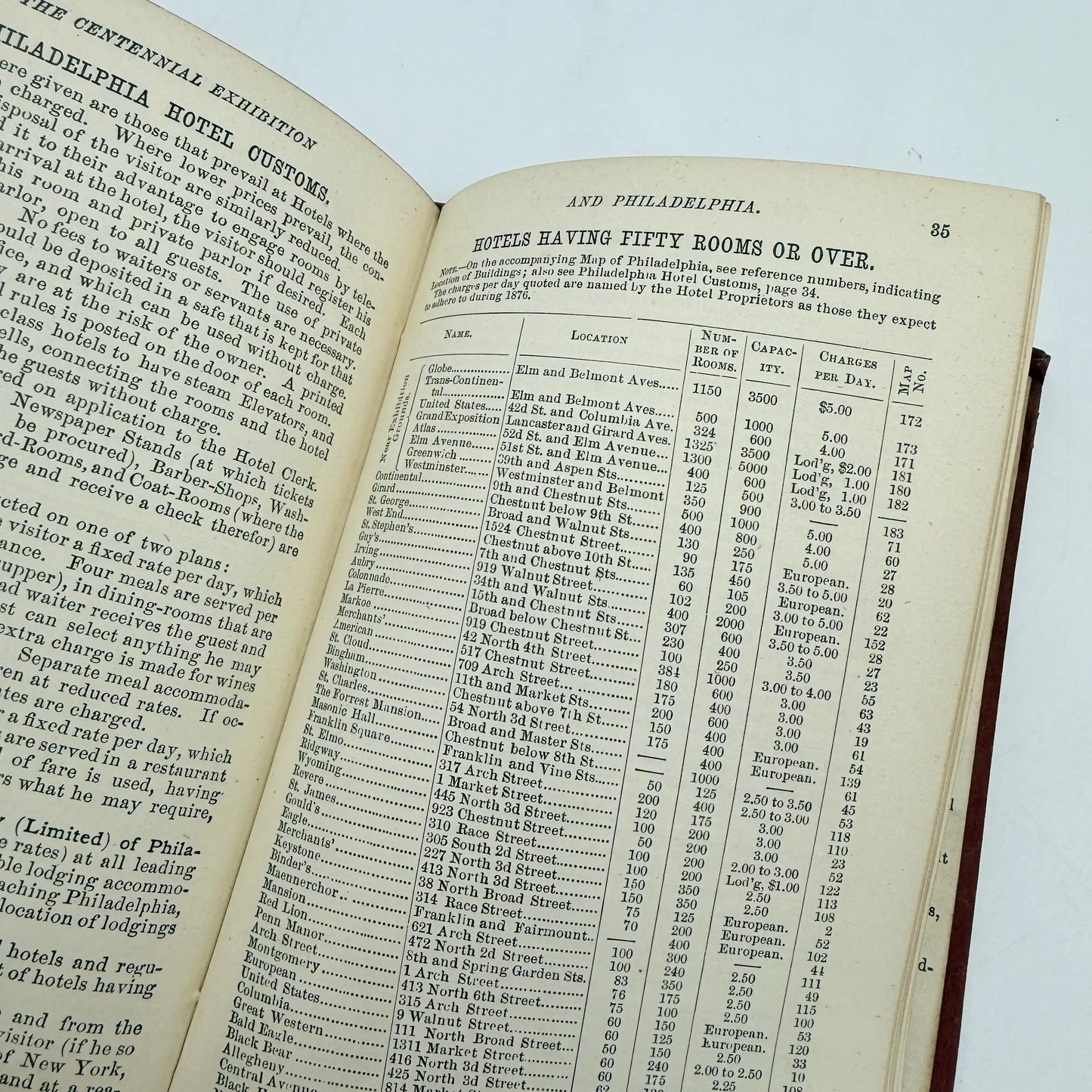 1876 Visitors Guide to the Centennial Exhibition and Philadelphia