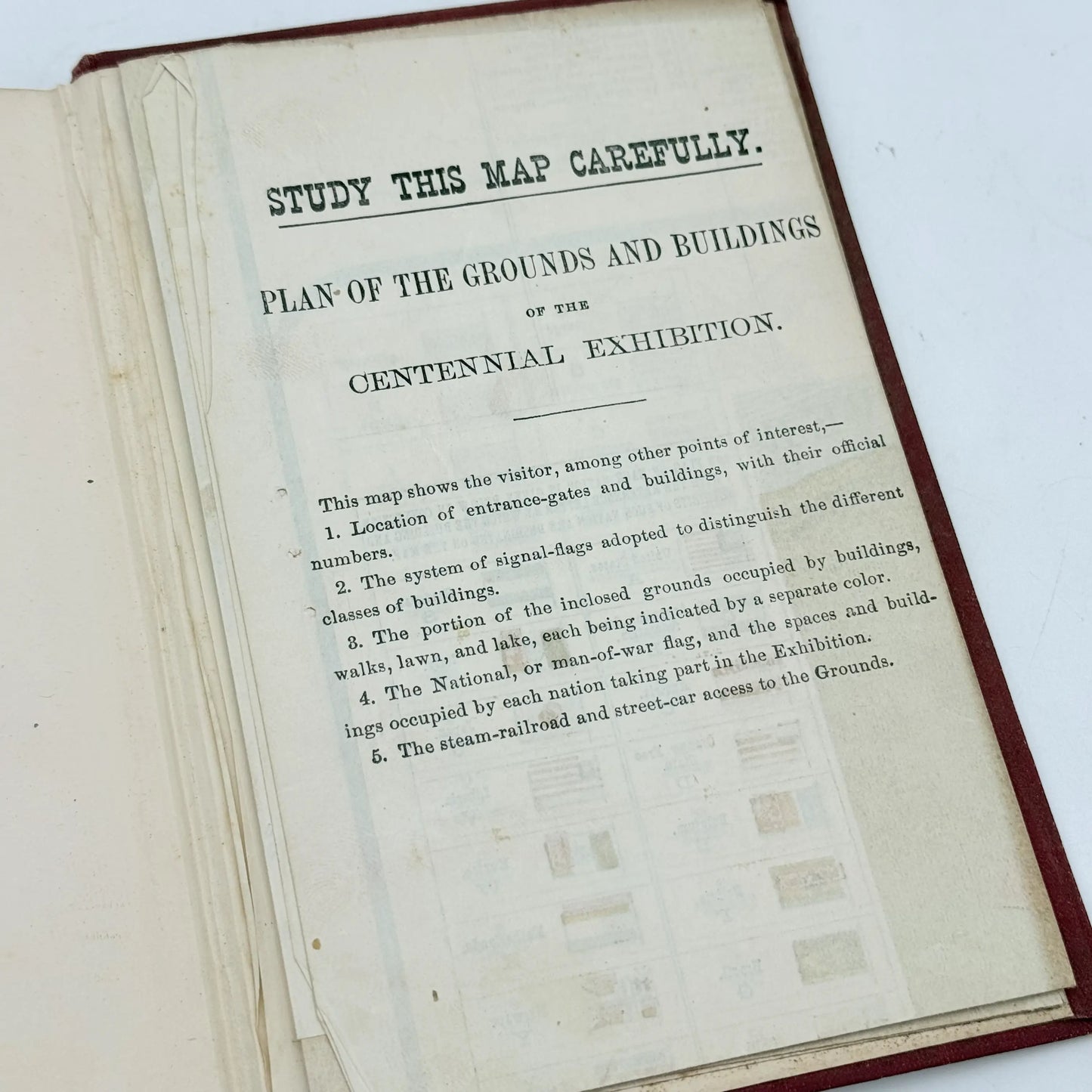 1876 Visitors Guide to the Centennial Exhibition and Philadelphia