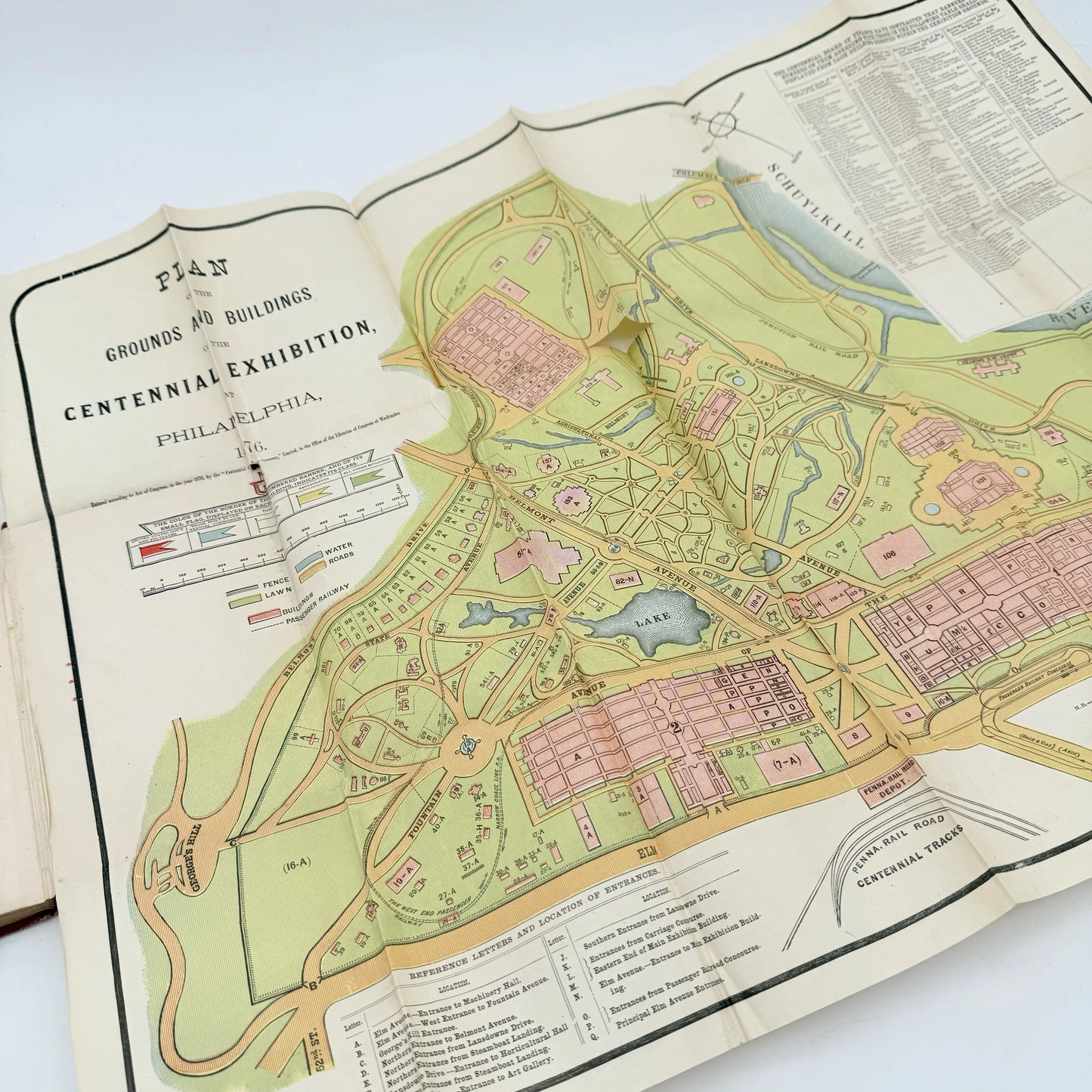 1876 Visitors Guide to the Centennial Exhibition and Philadelphia