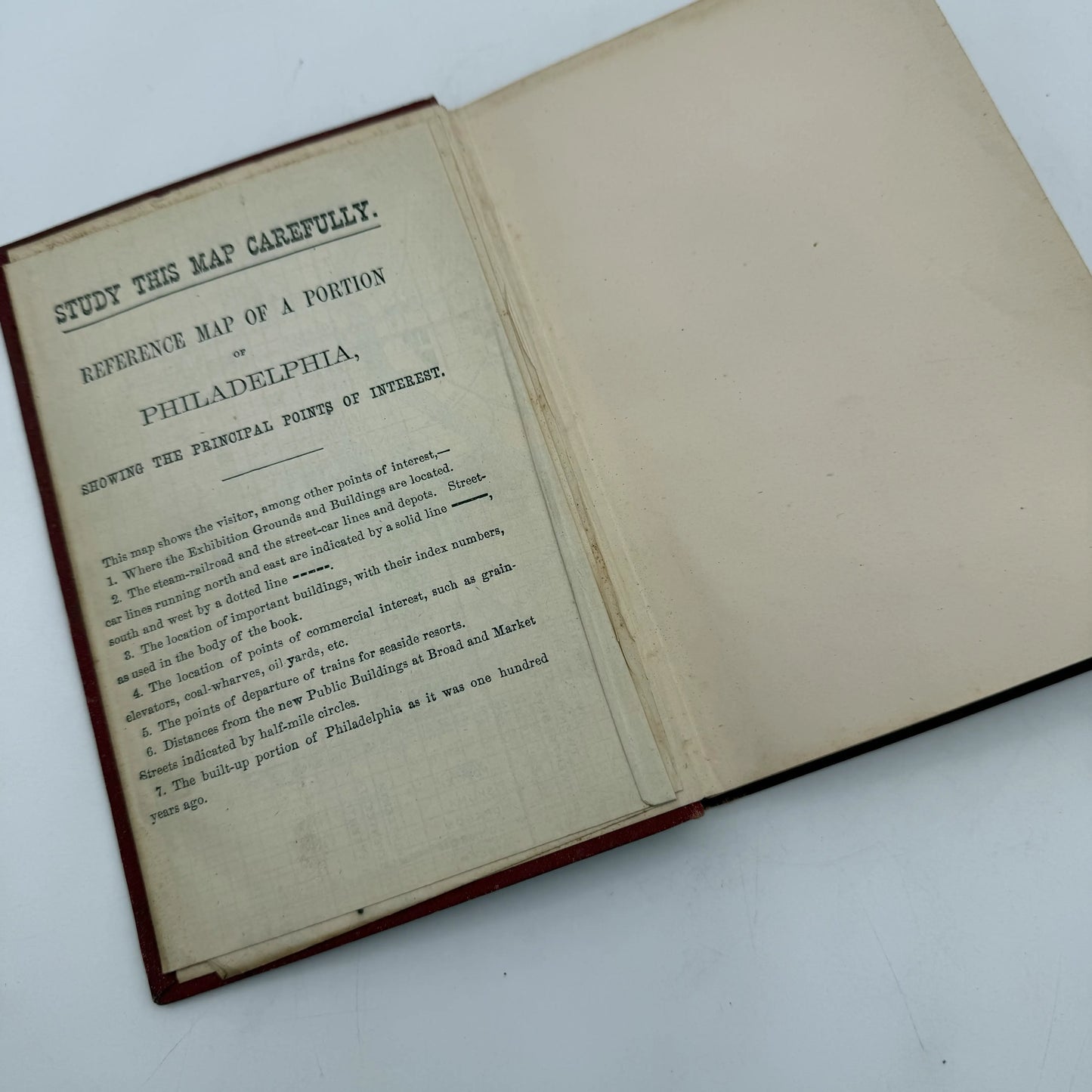 1876 Visitors Guide to the Centennial Exhibition and Philadelphia