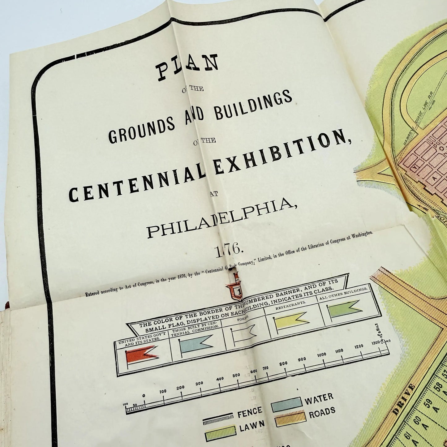 1876 Visitors Guide to the Centennial Exhibition and Philadelphia