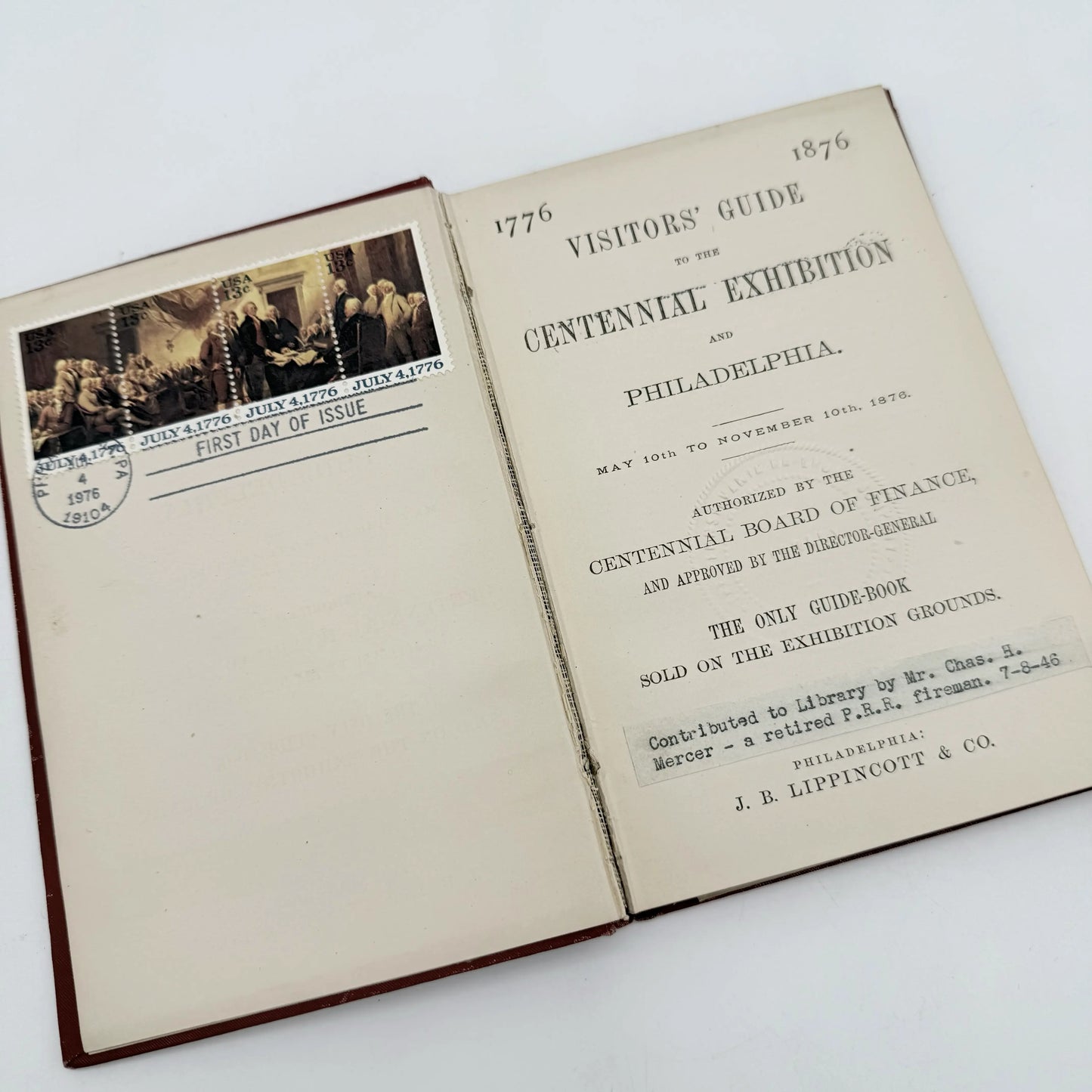 1876 Visitors Guide to the Centennial Exhibition and Philadelphia