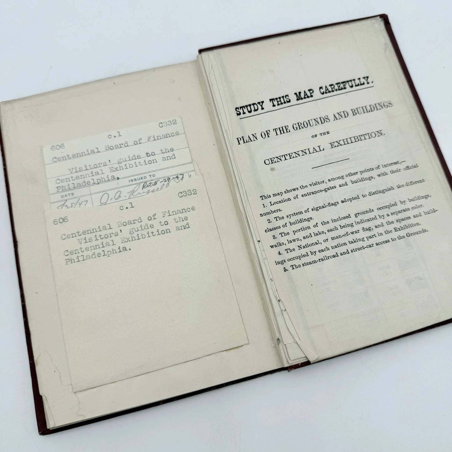 1876 Visitors Guide to the Centennial Exhibition and Philadelphia