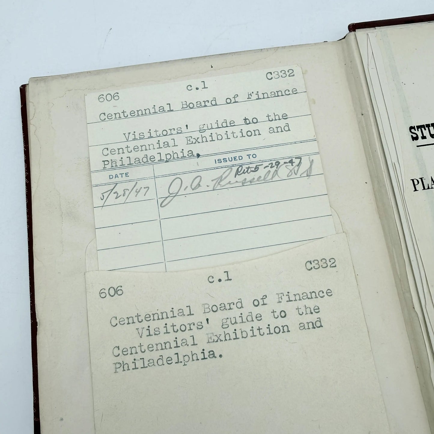 1876 Visitors Guide to the Centennial Exhibition and Philadelphia