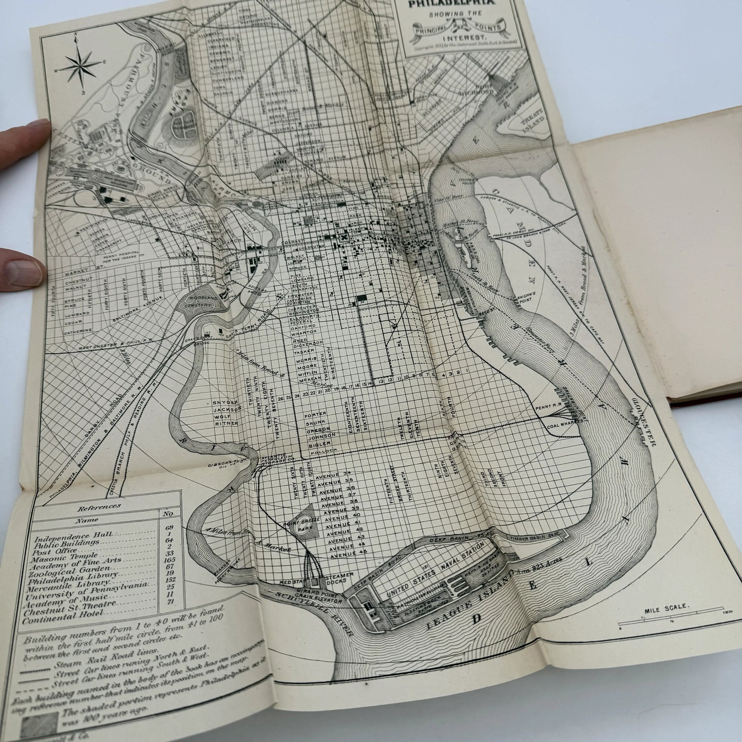 1876 Visitors Guide to the Centennial Exhibition and Philadelphia