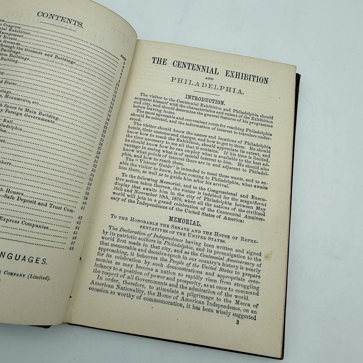 1876 Visitors Guide to the Centennial Exhibition and Philadelphia