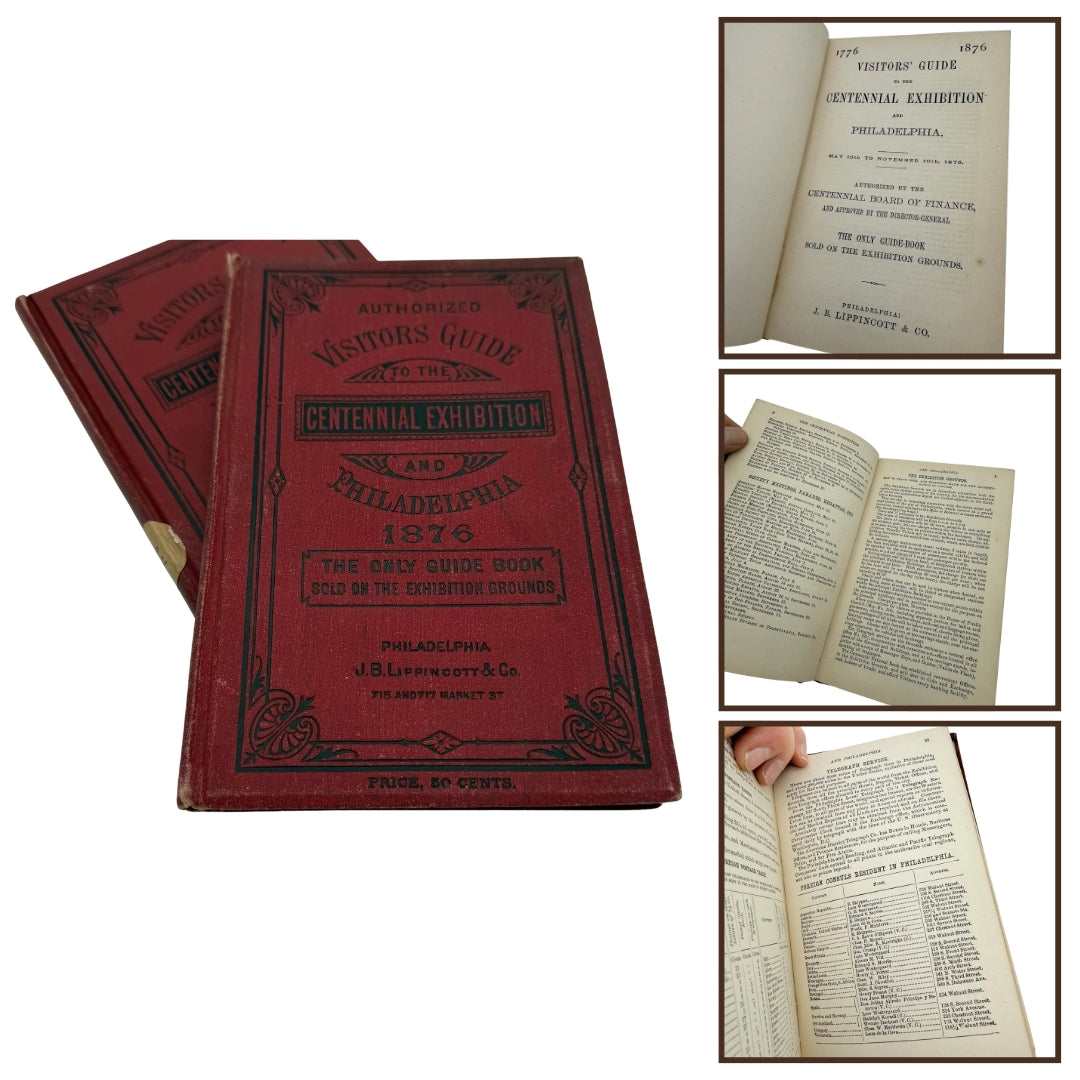 1876 Visitors Guide to the Centennial Exhibition and Philadelphia