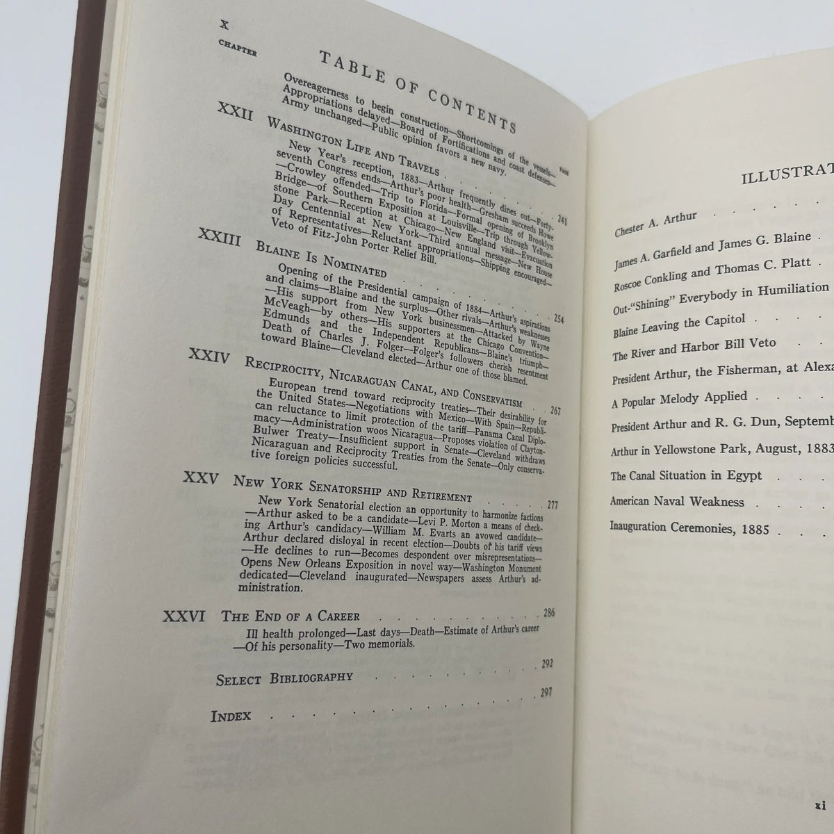 "Chester A. Arthur: A Quarter-Century of Machine Politics" by George Frederick Howe - Leather-bound, gilt-edged Easton Press edition