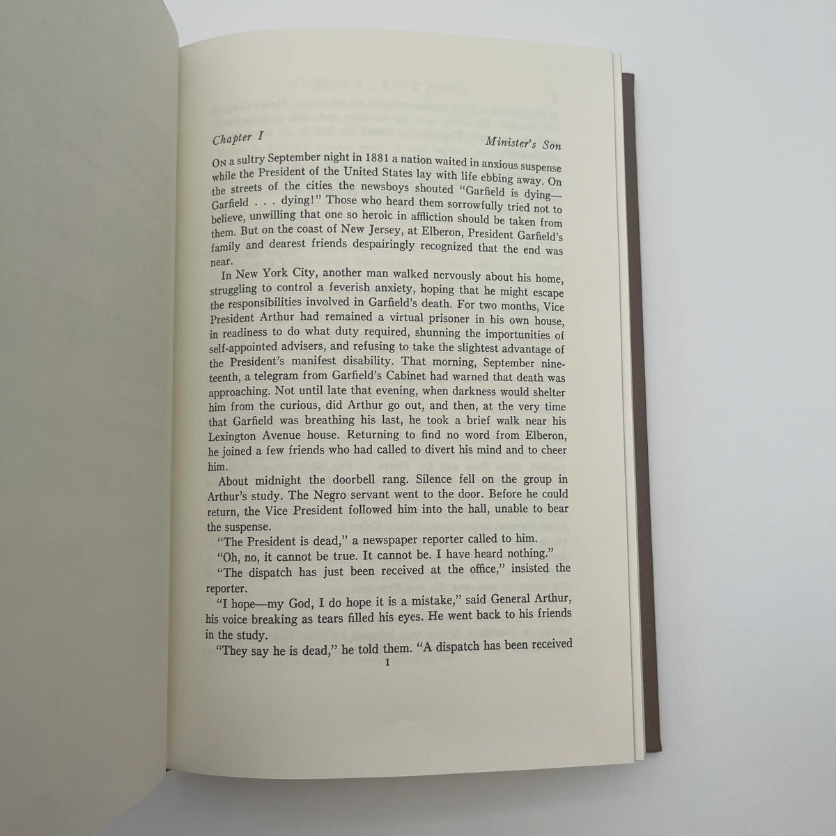 "Chester A. Arthur: A Quarter-Century of Machine Politics" by George Frederick Howe - Leather-bound, gilt-edged Easton Press edition