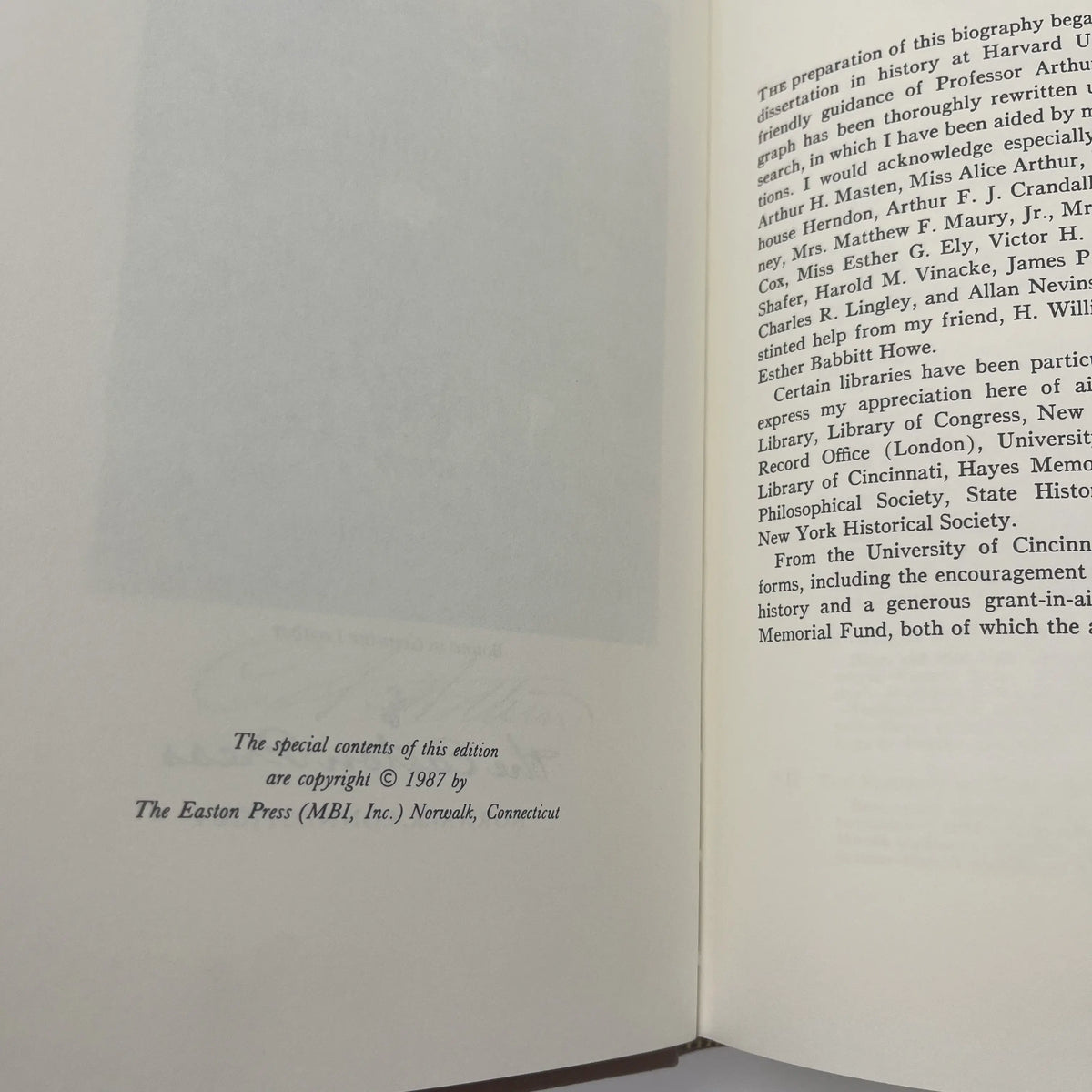 "Chester A. Arthur: A Quarter-Century of Machine Politics" by George Frederick Howe - Leather-bound, gilt-edged Easton Press edition
