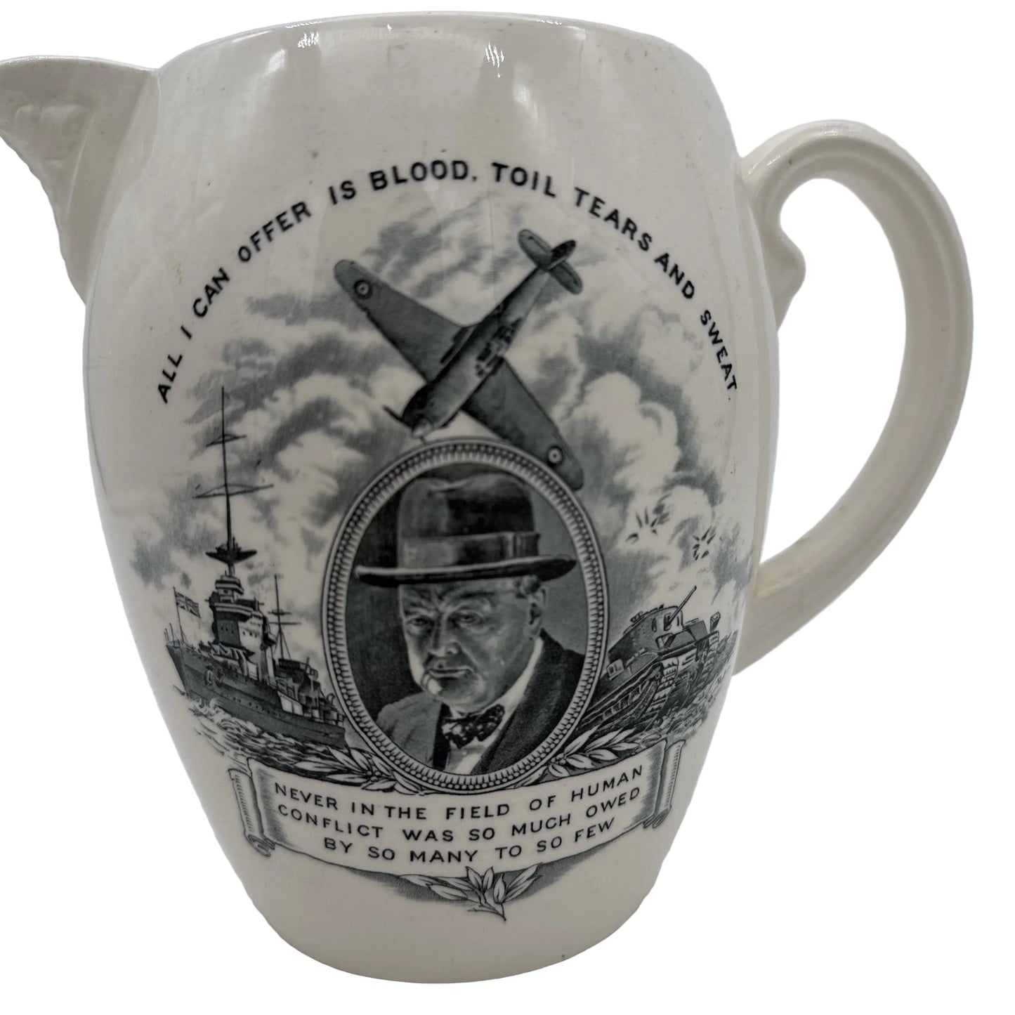 Wartime Churchill Pitcher — 1941